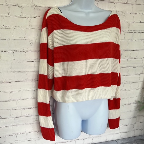 H& M wide- cut slightly boxy sweater in soft rib knit - Picture 2 of 6